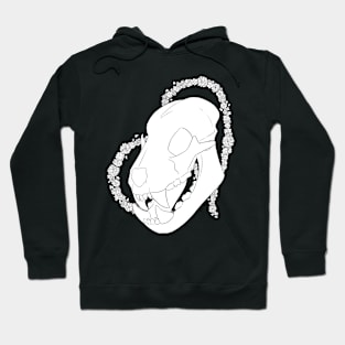 Leo Skull - Black and white Hoodie